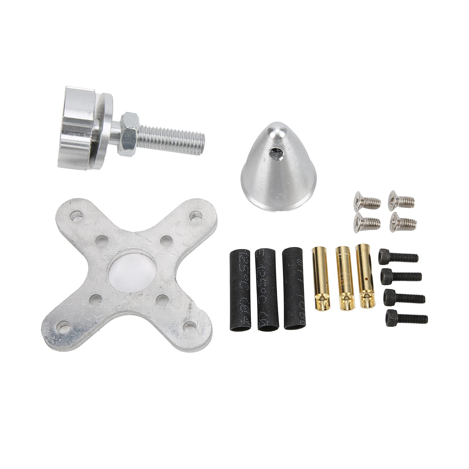 Motor sin escobillas 5065 de 400 KV, motor sin escobillas de 1600 W para aviones de ala fija RC con enchufe banana de 4.0 mm