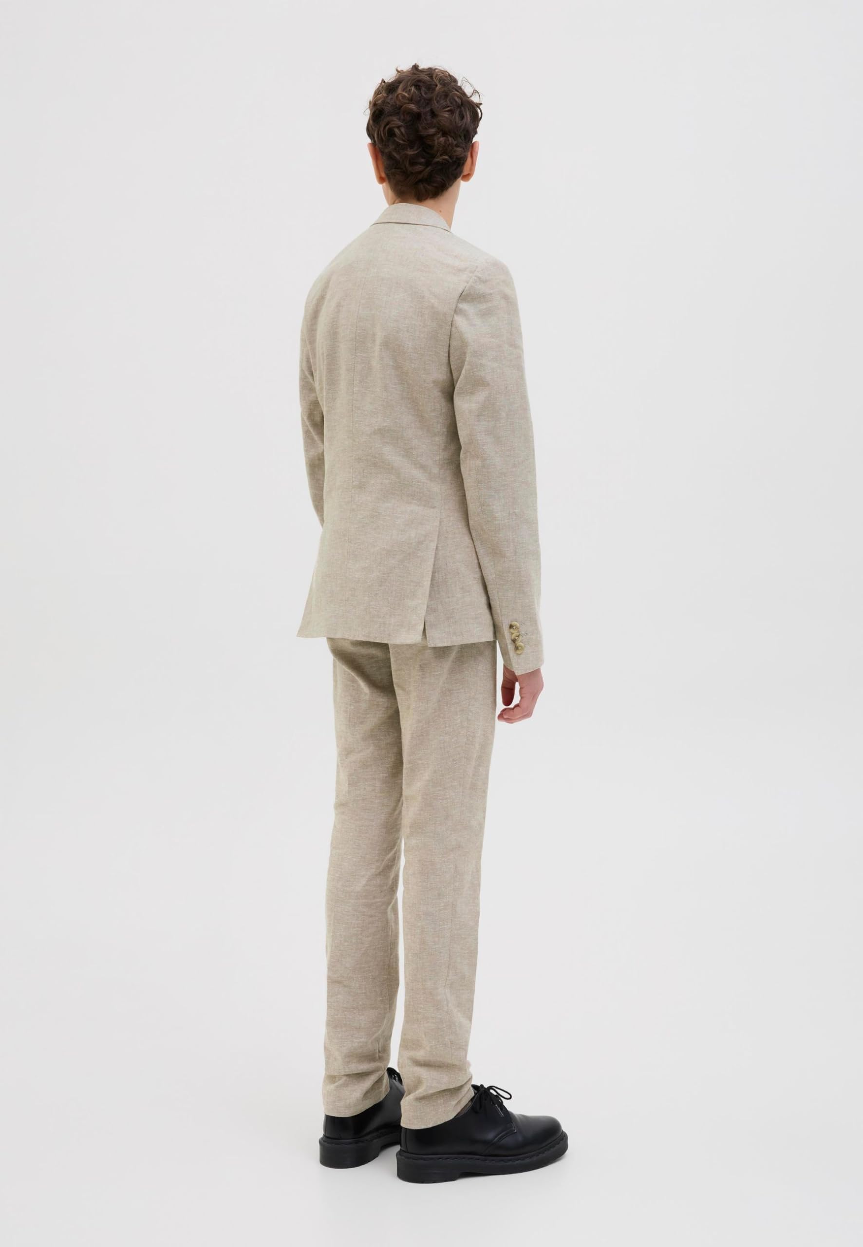 JACK & JONES Trouser Jprriviera Linen Pantalon Slim fit Sn JNR Homme