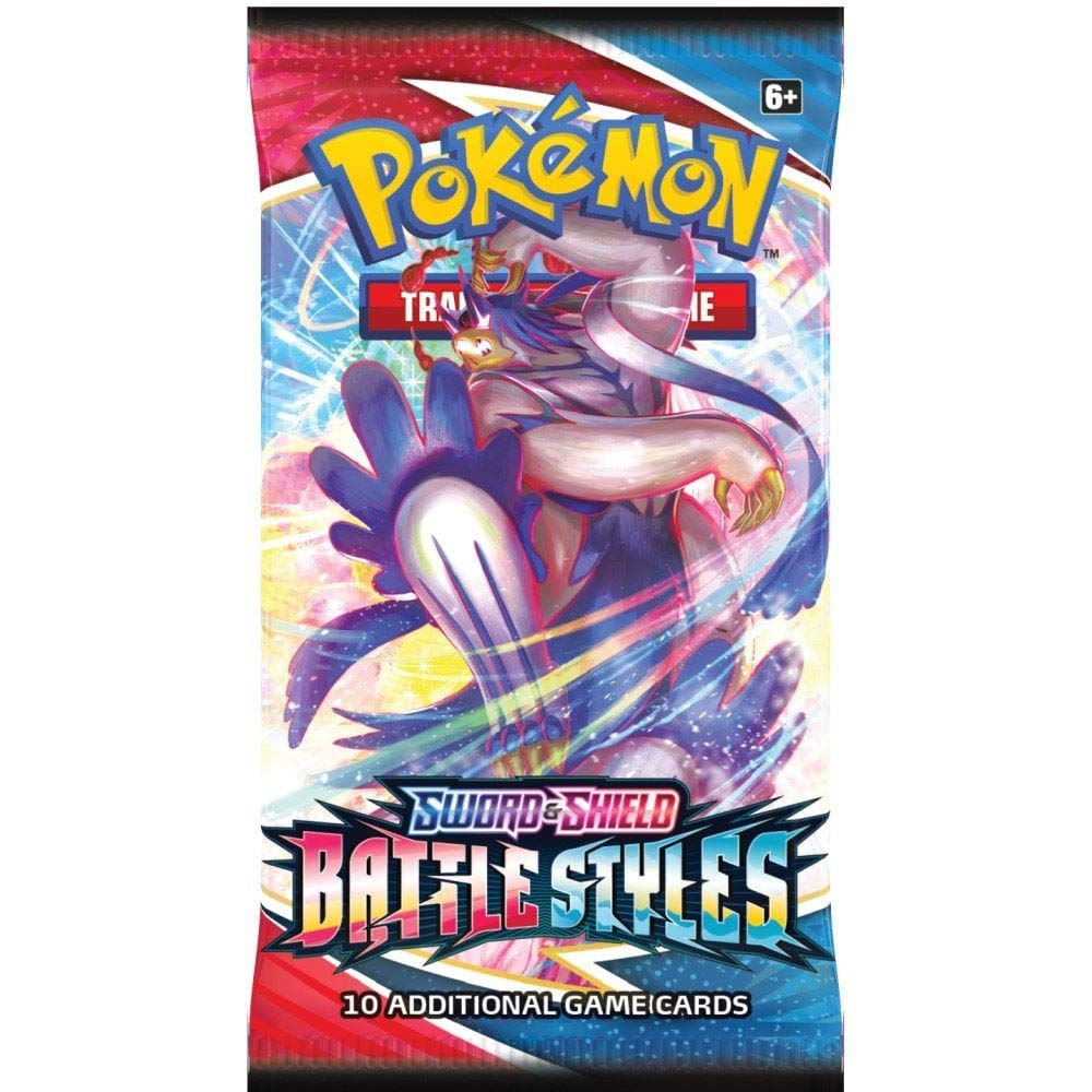 Pokemon Carte Booster Packs (4 modelli diversi) - Battle Styles - Inglese