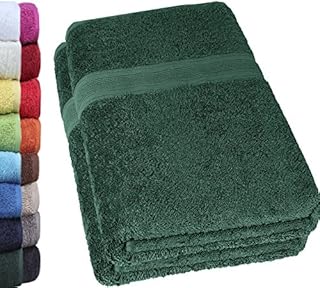 NatureMark 2-pak ręczników prysznicowych jakość premium 70 x 140 cm ręcznik prysznicowy dwupak kolor: fioletowy