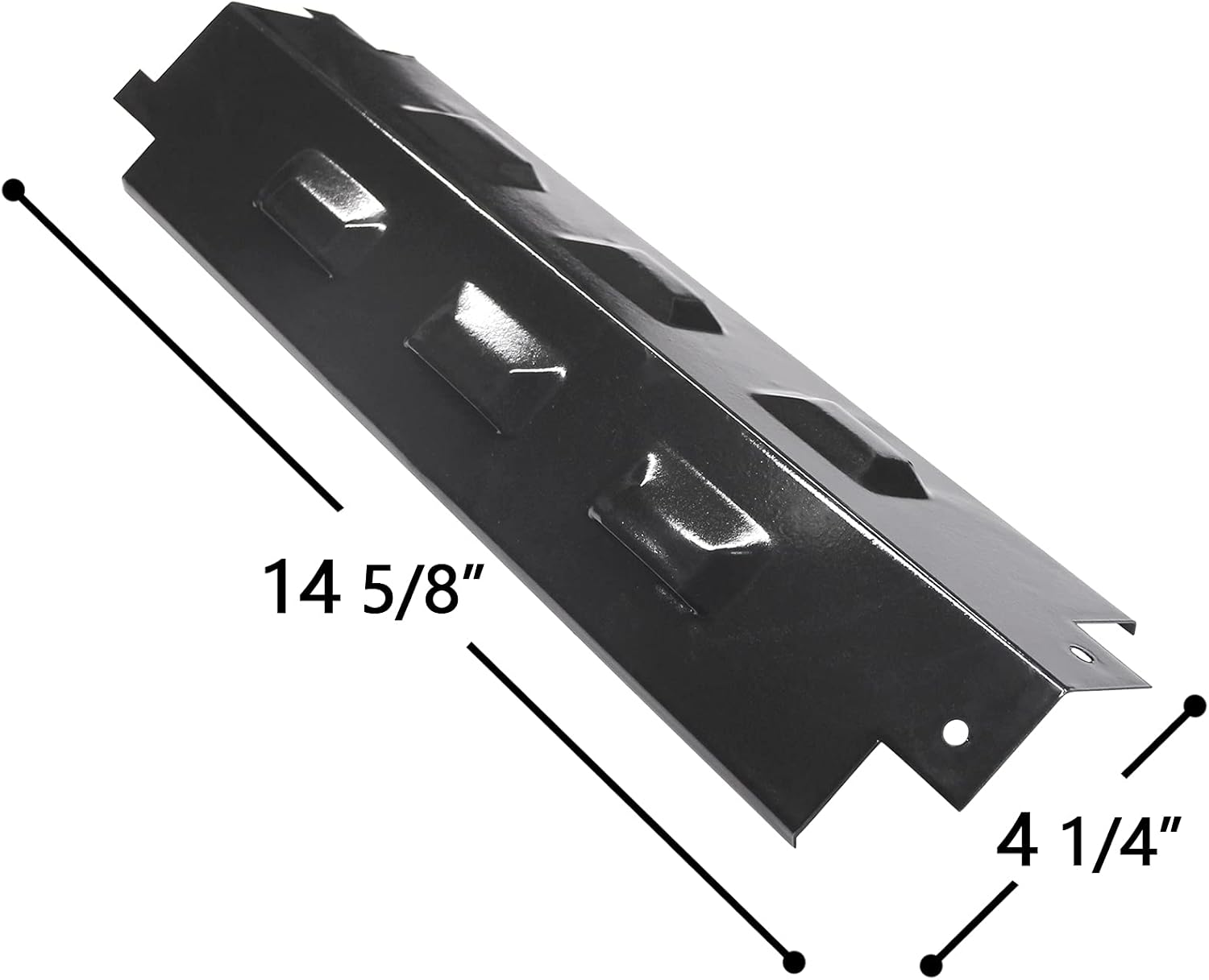 VICOOL 14 5/8 x 4 1/4 Inches Porcelain Steel Heat Plate Tent Replacement Part for Charbroil Classic Grill, Savor Pro, Kenmore, Master Chef,Thermos, hyJ853A (4-Pack) : Patio, Lawn & Garden