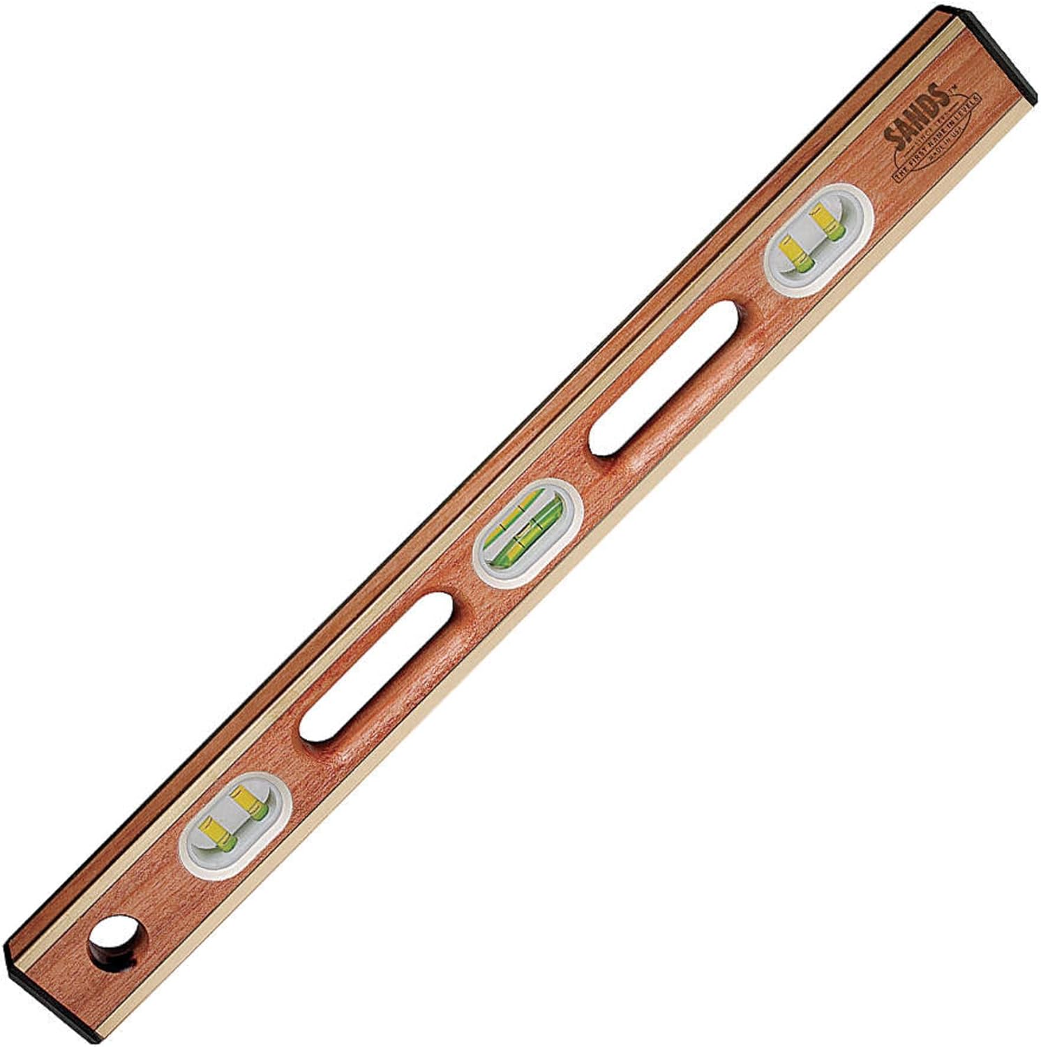 Kraft Tool - SL12AB48 - Nonmagnetic, Brass and Mahogany Box Level, 48 Length, Top Read: No