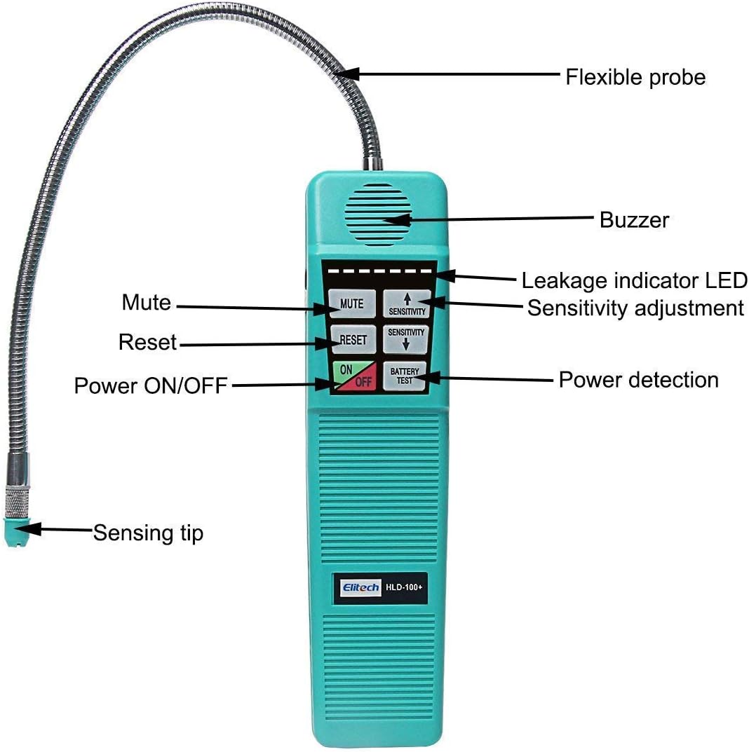 Elitech HLD100 HVAC Refrigerant Leak Detector Australia Ubuy