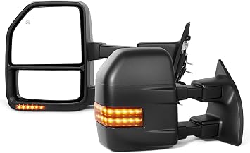 PZ Heated Tow Mirrors Pair for 99-07 Ford F250 F350 F450 F550 Super Duty