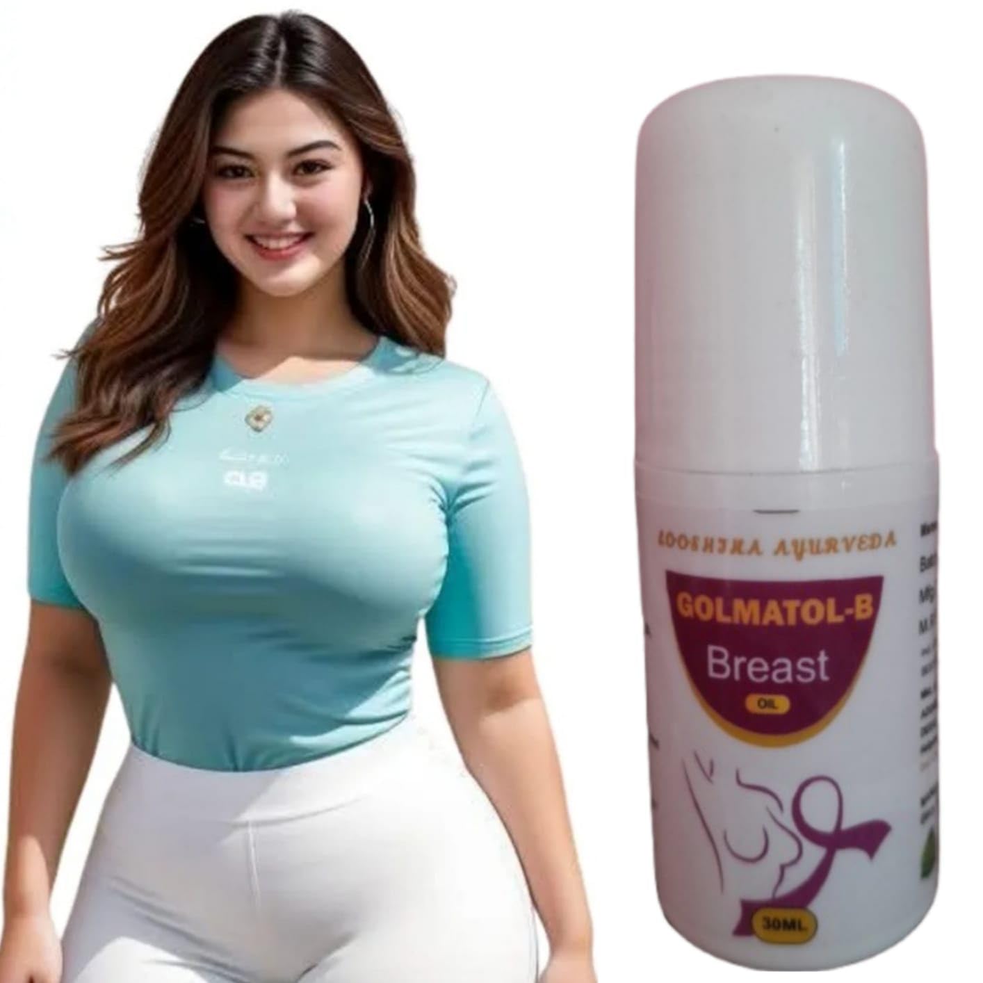 Ayurvedic Massage Oil for Women | Supports Skin Firmness, Elasticity & Nourishment | Natural Herbal, Paraben-Free & Chemical-Free | 30ml | Roll On Bottel-image-26