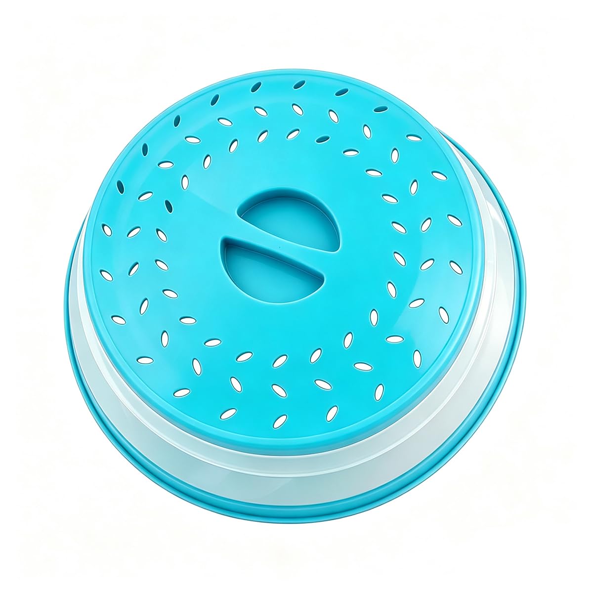 Collapsible Microwave Splatter Cover(10.5 IN,Dark blue)