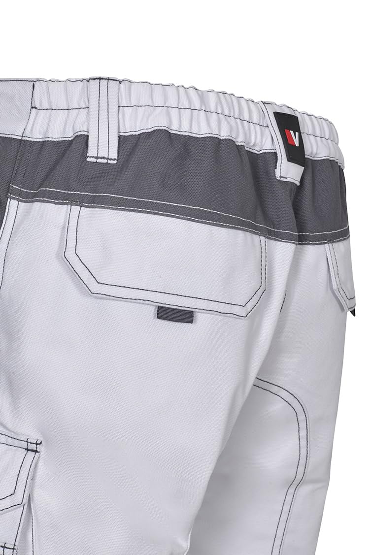 Velilla 103011B; Pantalón Canvas Bicolor Multibolsillos