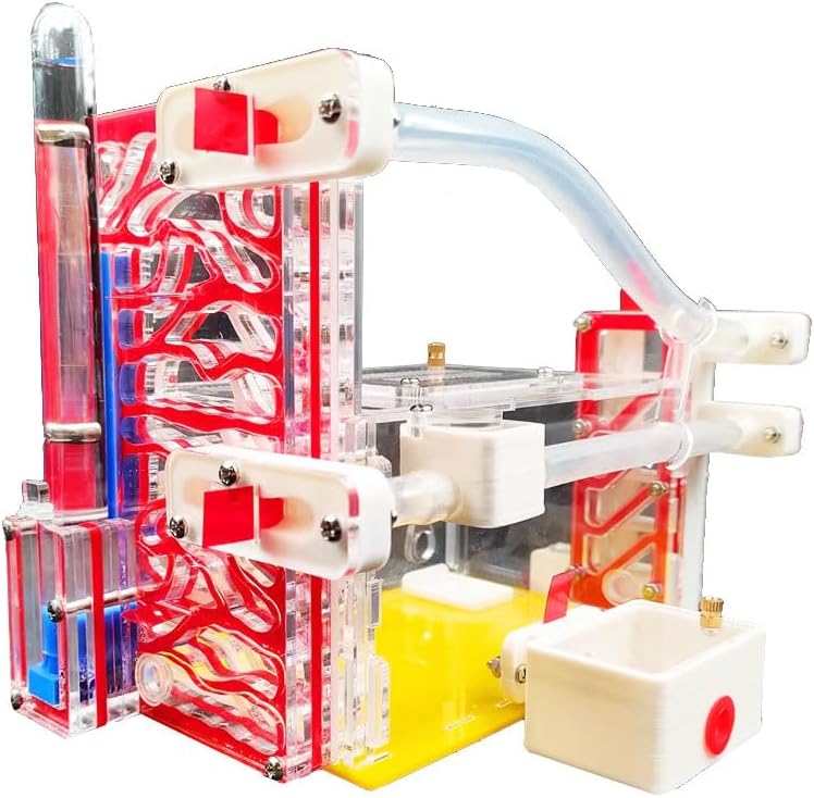 Ant Farm with Feeding Area Acryl Ant Nest Insect Ant House Villa Anthill Pet Workshop Mania for House Ant Hotel (Red)