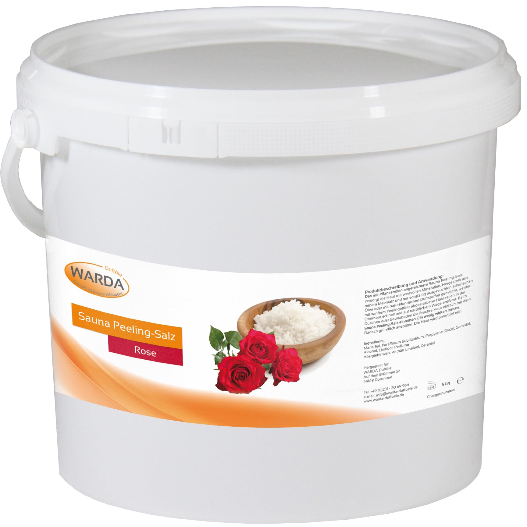 Warda Sauna – Peeling Salz Rose Hautpflege 10 Kg