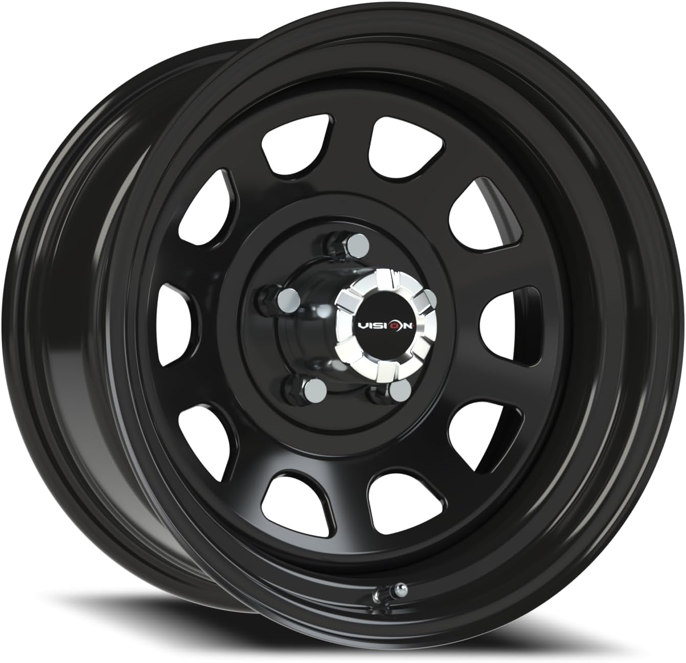 Vision 84H Gloss Black Wheel - 16X8" / 5x127mm Bolt Pattern