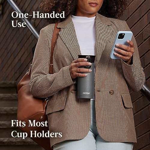 Image of Contigo West Loop 2.0 Leak-Proof Spill-Proof Insulated Stainless Steel Travel Mug, 16oz., 2 Pack, Agave Metallic & Sake Metallic