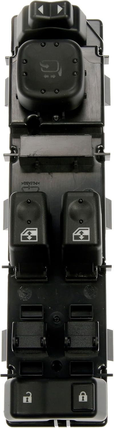 Dorman 920-024 Front Driver Side Master Window Switch Assembly - 5 Button Compatible with Select Chevrolet/GMC Models