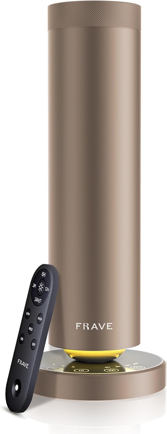 Tower Waterless Scent Diffuser, 2000 Sq Ft Coverage, Luxury Hotel Scent Oil Diffuser for Large Room, Home, Office, Hotel, Remote & App Control, Essential Oil Cold Air Machine, Almond Cream