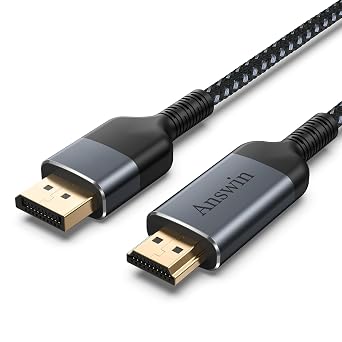 HDMI to DisplayPort 4K@60Hz Uni-Directional 6Ft HDMI to DP Cable