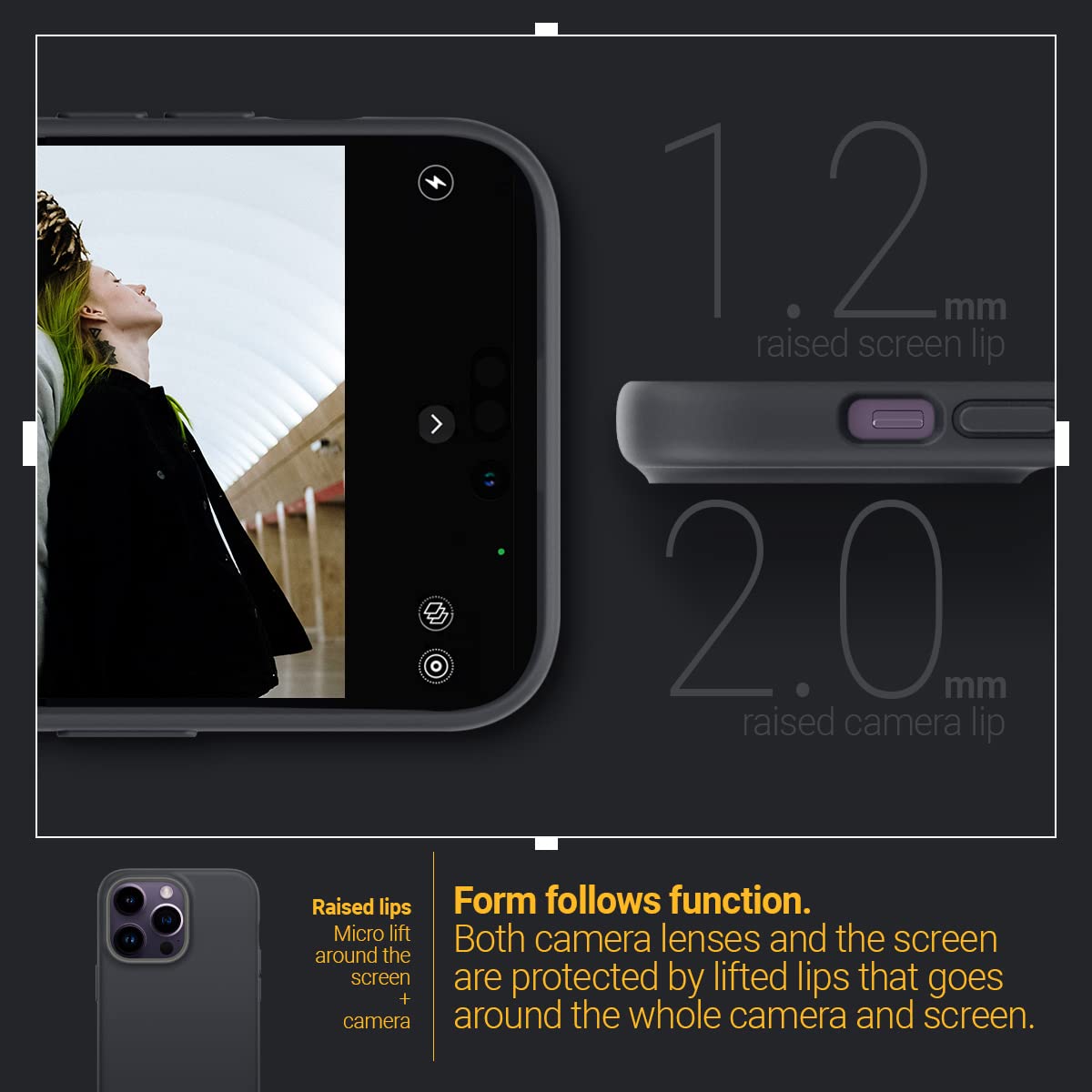 Amazon.co.jp: Caseology iPhone 14 Pro Max 用 ケース 強化