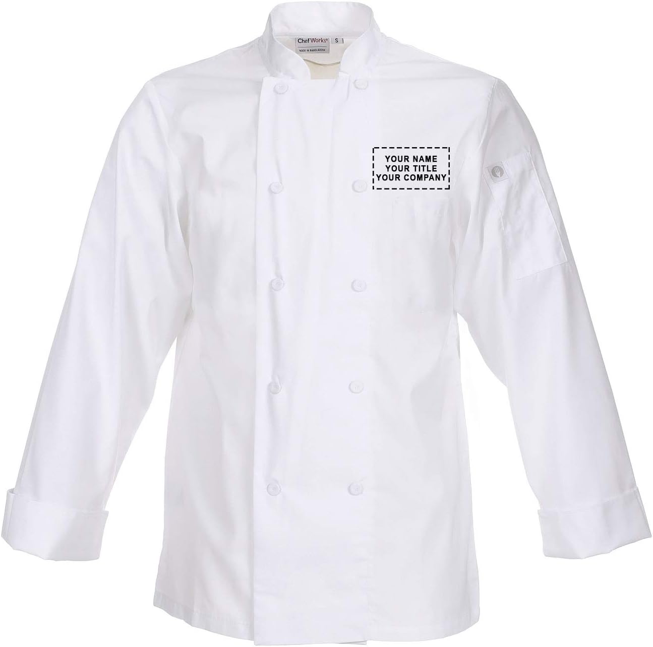 Chef Works Customized Mens Calgary Cool Vent Chef Coat