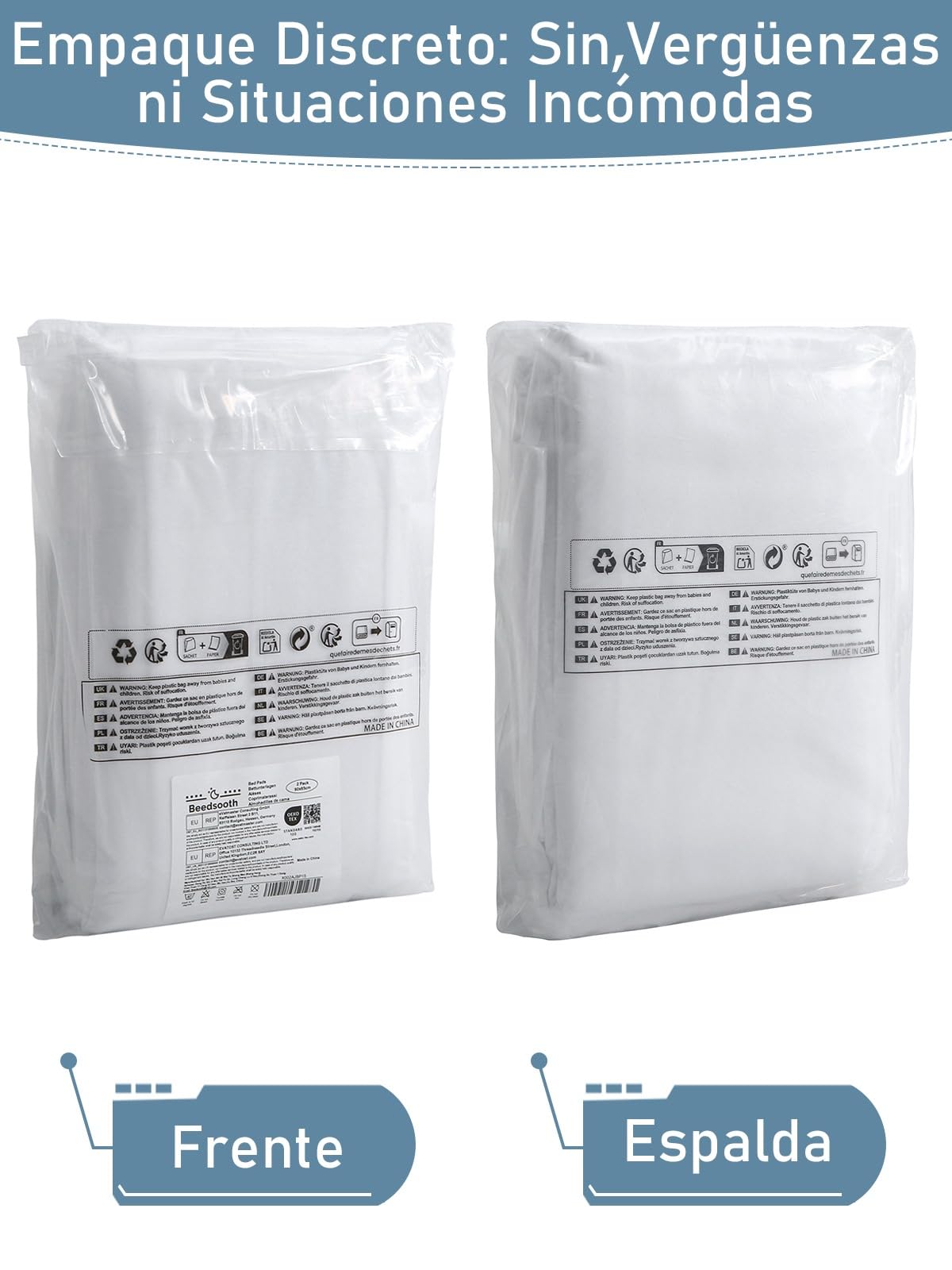 2er Set Waschbare Bettunterlagen 85x90 mit Flügeln Saugfähige Schutzpolster Wiederverwendbare Bettunterlage Wasserdicht Matratzenauflage Nässeschutz Matratzenschutz, White