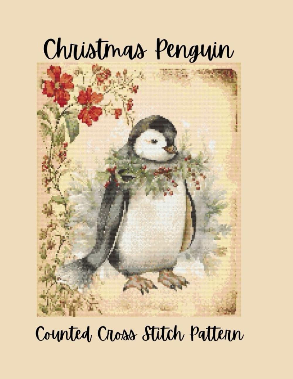Penguin: Counted Cross Stitch Pattern