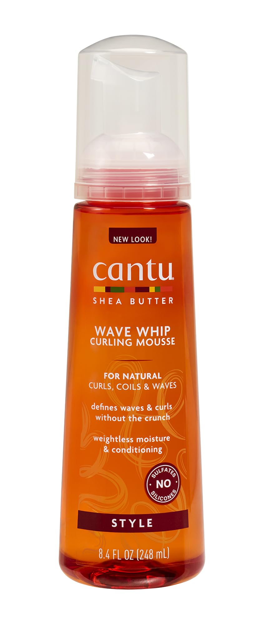 Cantu Shea Butter for Natural Hair Wave Whip Curling Mousse 248ml