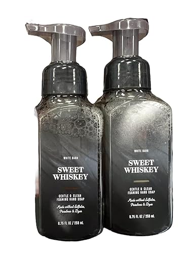 Bath and Body Works - Jabón de manos espumoso (whisky dulce, 2 unidades)