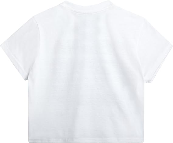 Selena Womens Retro Crop Top Crewneck Graphic Baby Tee Runs Small