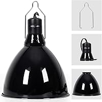 Vista 1 de REPTI ZOO Lámpara de reptil de 8.5 pulgadas 200 W, base E26 2 en 1 con enchufe de cerámica extraíble con interruptor de palanca de encendido