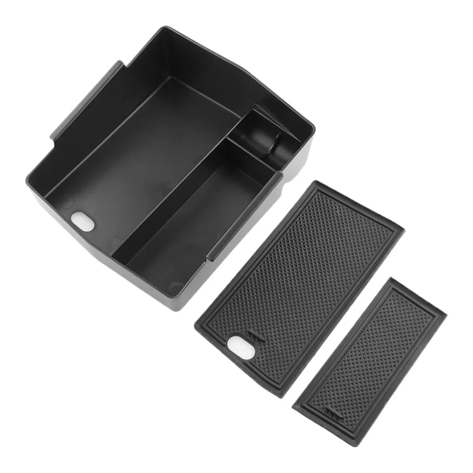 WLNWERDPKK Center Console Organizer Tray For Subaru For Forester 2024 2025 Car Armrest Insert Storage Box ABS Center Console Tray Interior Organizer Accessories Armrest Storage Box