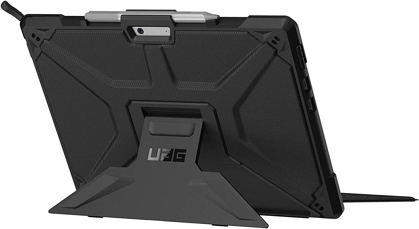 URBAN ARMOR GEAR UAG Designed for Microsoft Surface Pro X Case [13-inch Screen] Metropolis Feather-Light Rugged Military Drop Tested Protective Cover, Black