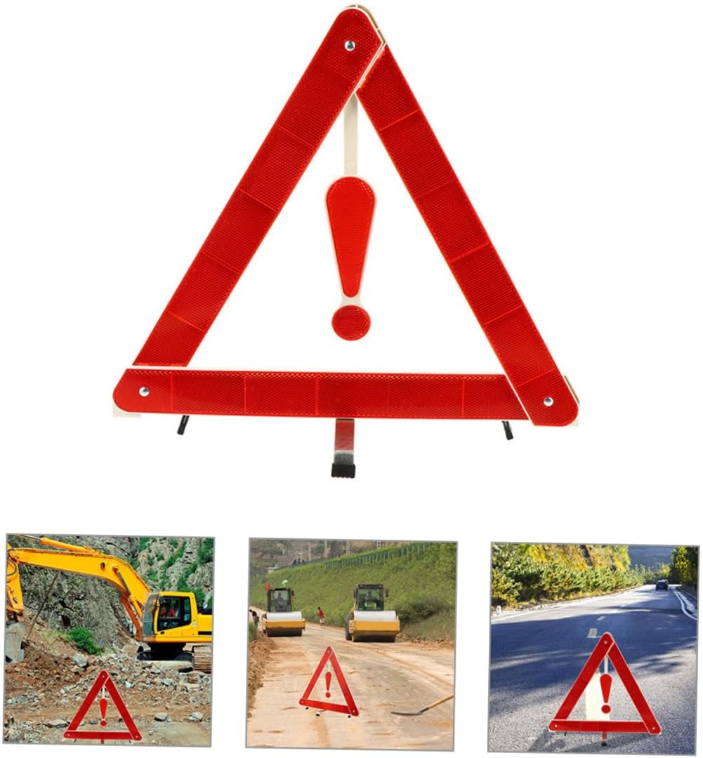 3pcs Car Warning Triangle Sign Reflective Roadside Safety Emergency Reflectors