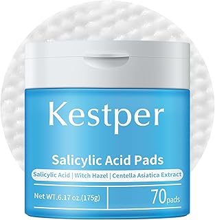 Discos faciales exfoliantes con ácido salicíl...