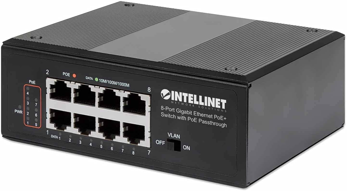 INTELLINET8-Port PoE+ Gigabit