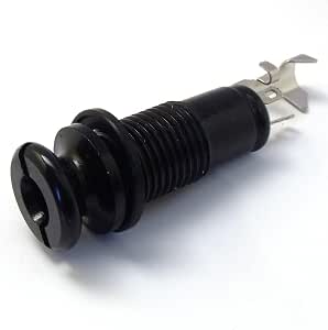 Prise Jack 6,35 Mm Pour Guitare électrique/basse – Stéréo, Laiton Doré, Compatible Universelle