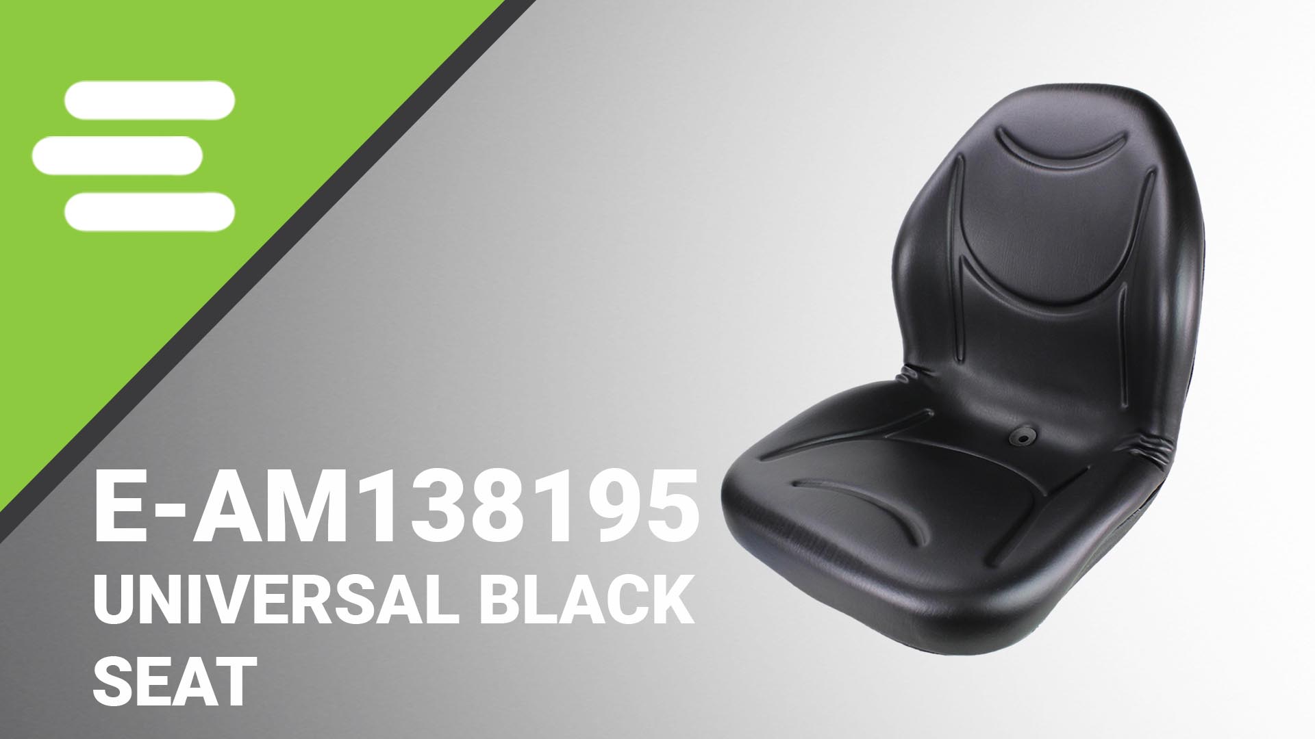 Amazon.com: E-AM138195 DirectFit™ High-Back Seat for John Deere