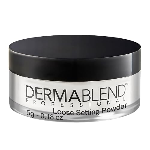 Dermablend Loose Setting Powder, Translucent Powder for Face Makeup, Mattifying Finish and Shine Control, 28g - Orginal Translucent