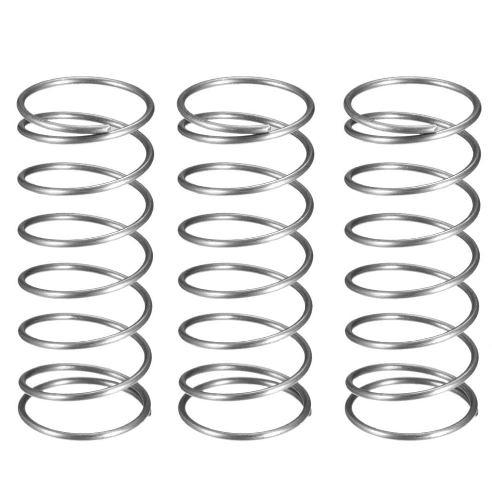 20Pcs SP9706 Mechanical Compression Spring, Stainless Steel Extension Spring 0.041 GA x 1/2 in. x 1-1/2 in. Sliver Tone (1X12.7X38mm) — Amazon image 5