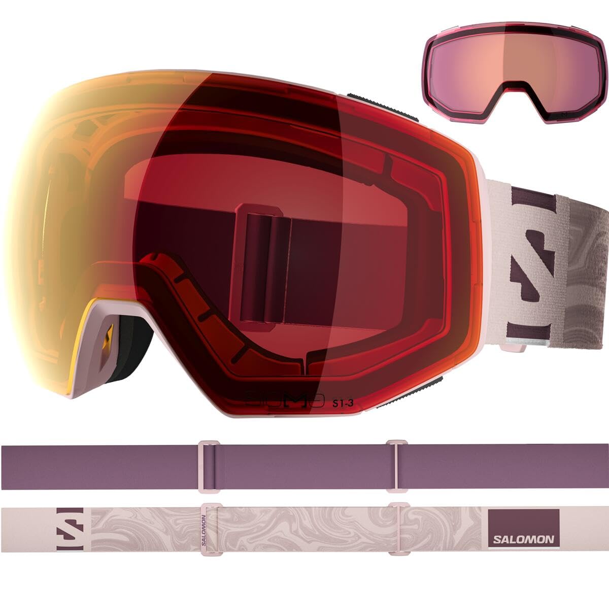 Amazon | [サロモン] スキー スノーボード ゴーグル RADIUM PRIME