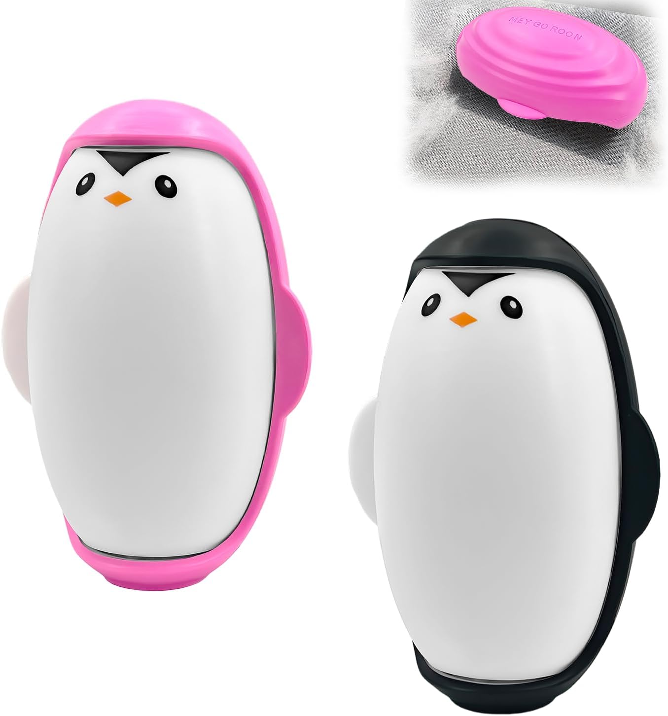 2Pcs Reusable Lint Roller Set, Portable Mini Travel Lint Roller, Washable Sticky Roller, Mini Pet Hair Removal Tool,Easy Removing Hair on Clothes Sofa Bed Carseat (4.2X2.9 inch)