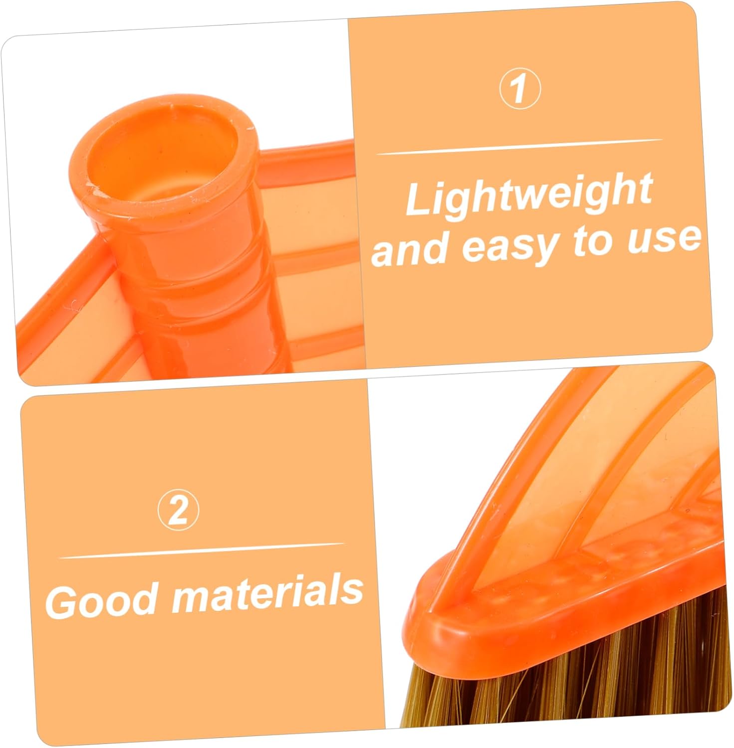 COLLBATH Refill Broom Head for Household Broom Easy to Part for Floor Multi-use Cleaning Head