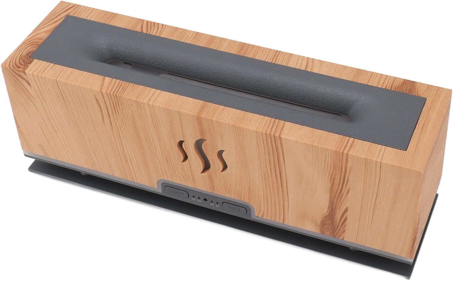 Do użytku domowego Nawilżacz, światło LED 100 240 V Delikatna mgła Domowy dyfuzor zapachowy ABS PP do wystroju wnętrz(Light Wood Grain)