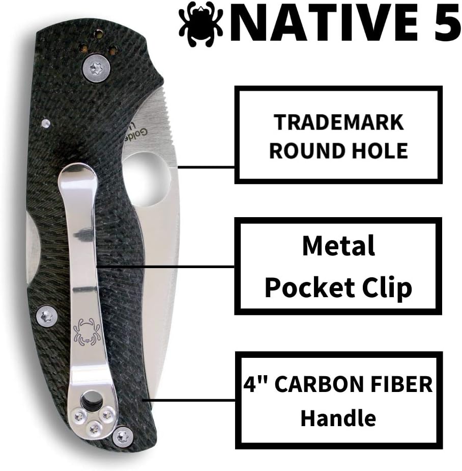 Greatest Product Spyderco Native 5 Signature Folder Knife with 2.95 CPM S30V Steel Blade and Black G-10 Handle - PlainEdge - C41GP5 Crazy Clearance Spyderco Native 5 Signature Folder Knife with 2.95 CPM S30V Steel Blade and Black G-10 Handle - PlainEdge - C41GP5