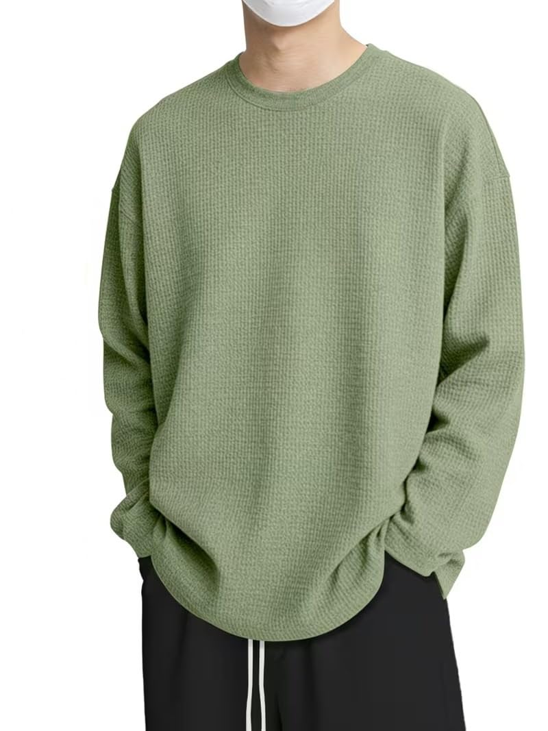 Trillion Mens Waffle Knit Round Neck Full Sleeves Tshirt for Men - Review, Price and Buying Guide