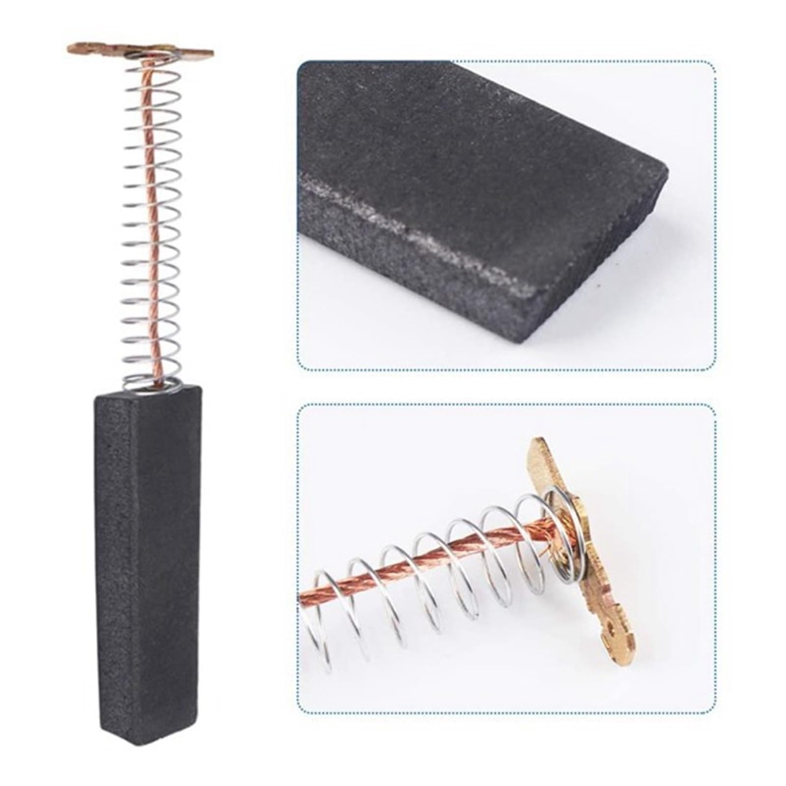 Washing Machine Carbon Brushes 154740 Carbon Brushes Motor Carbon Brushes For Washing Machine 8pcs I.115725338