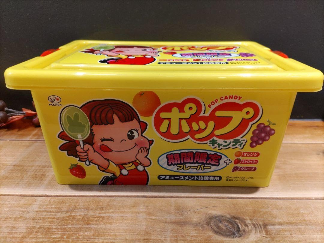 Amazon.co.jp: 不二家 ペコちゃん ポップキャンディ コンテナBOX