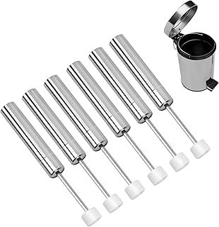 Soft Close Damper for Trash Can Lids,6Pcs Soft Close Damper Hydraulic Quiet Close Mechanism for Smooth Lid Closure,for Kitchen Wastebaskets Noise Reduction
