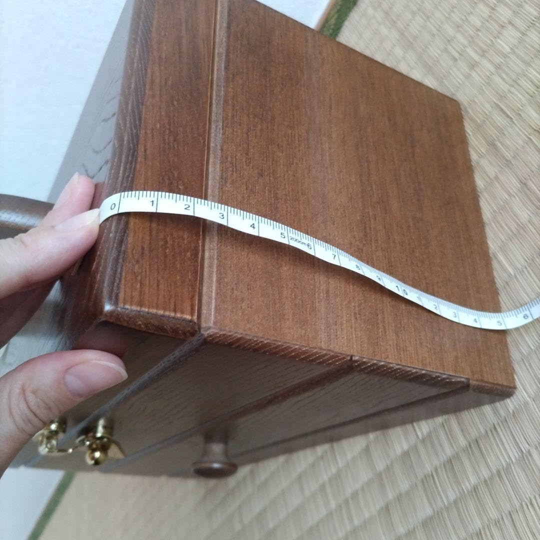 Amazon.co.jp: 未！G-WOOD 木製ソーイングボックス 裁縫箱 箱有り 軽い