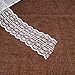 25 Yards White Thin Lace Fabric Ribbon Trim, Lace Yard for DIY Craft, Clothing Accessories and Rustic Wedding Bridal Decoration