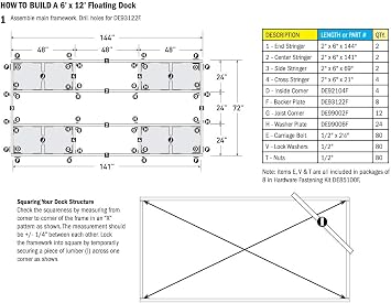 Dock Edge Howell Floating Dock Hardware