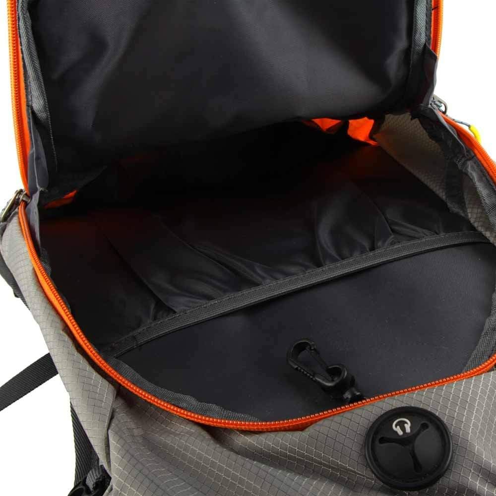 Lixada Bike Backpack 15L Bicycle Shoulder Backpack Waterproof Breathable Rucksack with Rain Cover