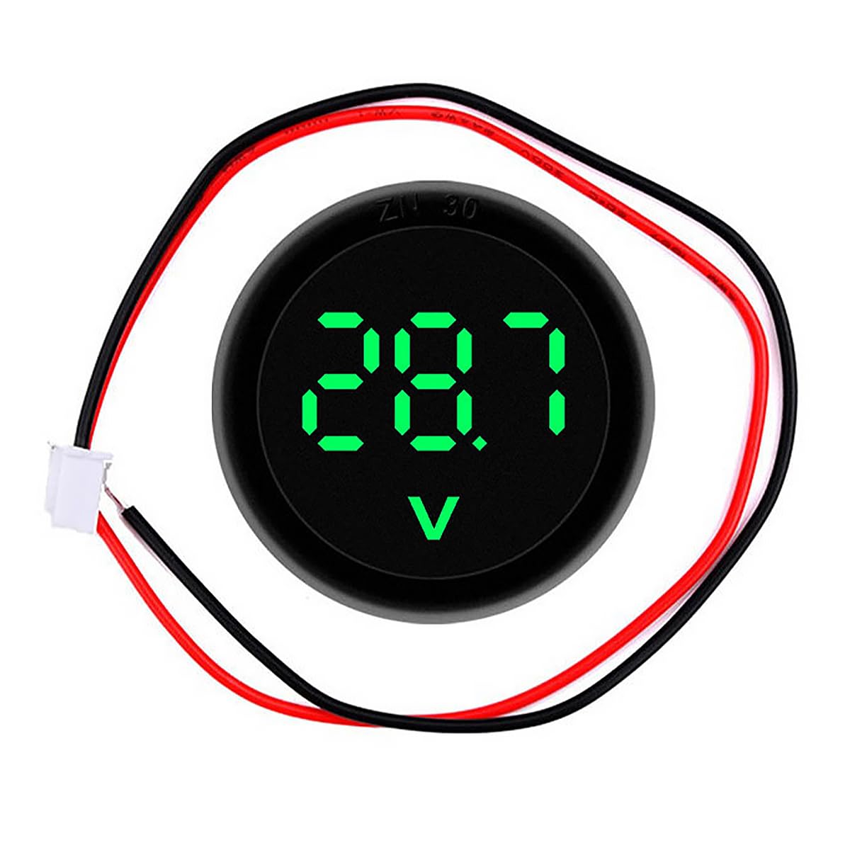 POFET 2PCS DC voltmetro Batteria Monitor Display Digitale voltmetro DC4-100V per Auto Moto SUV ATV Marine