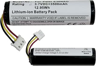 Batterie de rechange compatible avec Petzl E36NAO, Nao, Nao+, Neo, lampes frontales PN:Petzl ICR186&50-35 3500 mAh/12,95 Wh